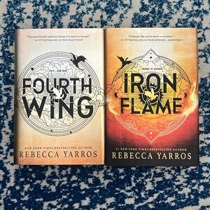 Fourth Wing and Iron Flame by Rebecca Yarros